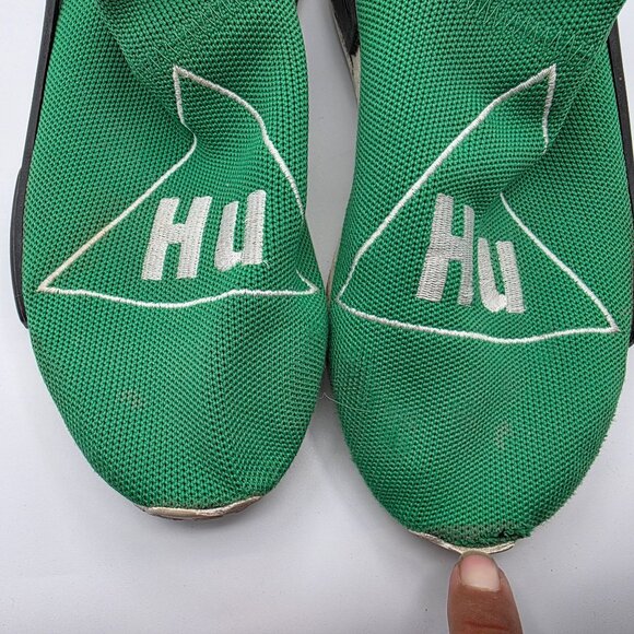 Adidas Pharrell x NMD Human Race Green Mens Size 9 Sneaker Shoes Casual Walking - Picture 10 of 13